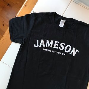 Jameson Irish Whiskey T-Shirt — Black & White — Short Sleeve Shirt